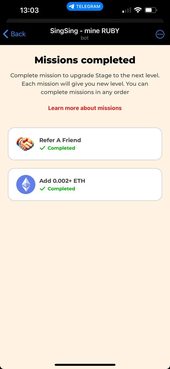 ALL ABOUT MISSIONS IN SINGSING MINI APP – SingSing Bird